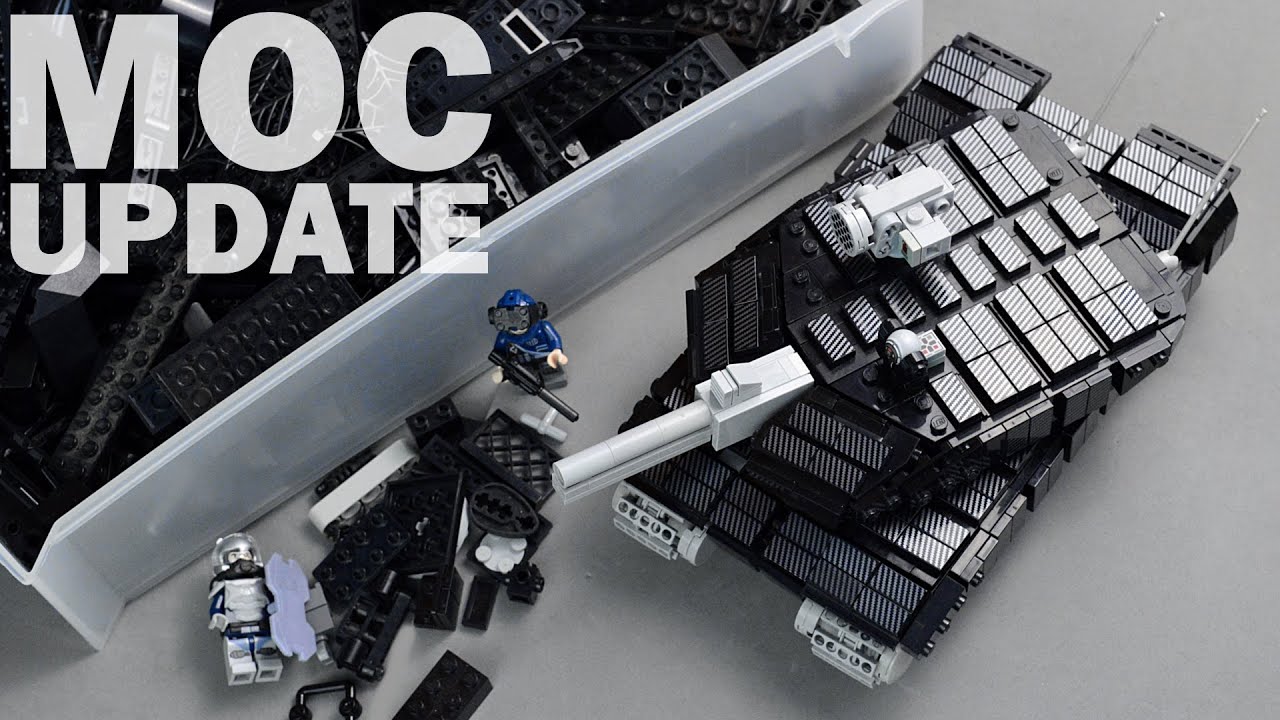 Building a Futuristic LEGO Military Tank From Start to Finish! [MOC Update]  