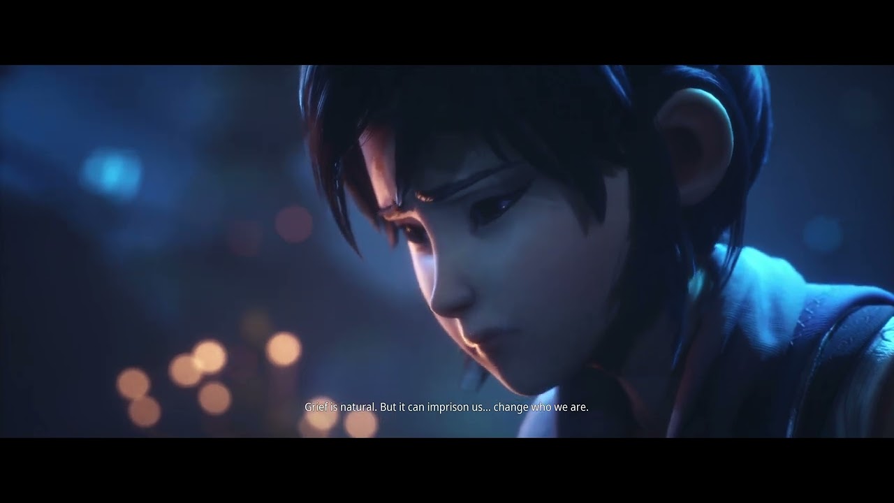 Kena Bridge of Spirits ending 21:9 Ultrawide HDR