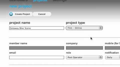 revx - Create Project Overview