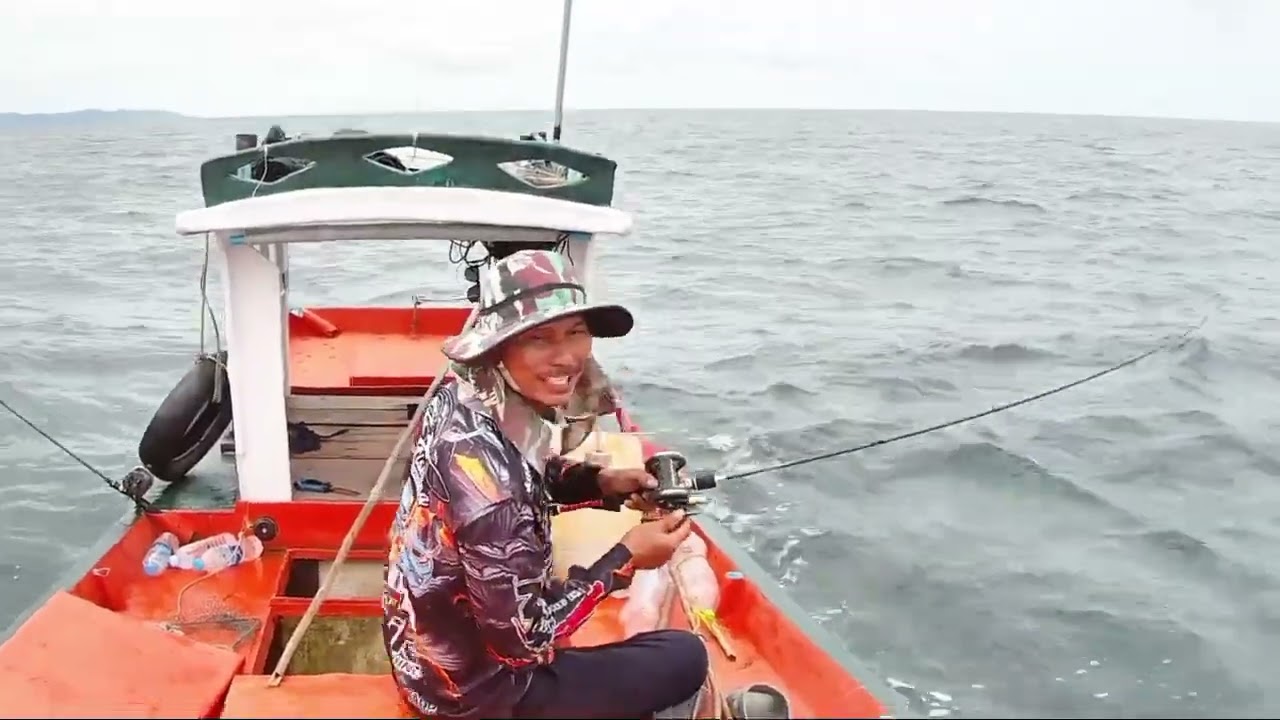 ตกปลาอินทรีย์หลังพายุอ่อนตัวลง🐟🐟ที่ทะเลตราด 17/8/68