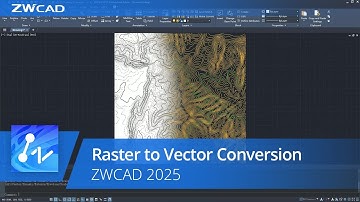 ZWCAD 2025 Official | Raster to Vector Conversion