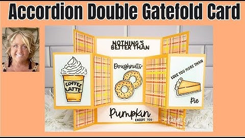 Accordion  Double  Gatefold  Fun  Fold  Card