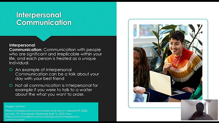 Chapter 7: Interpersonal Communication (part 1)