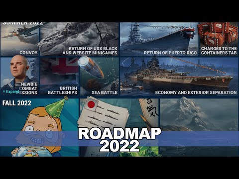 World of Warships - Roadmap 2022