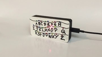 The making of the Stranger Things LED matrix