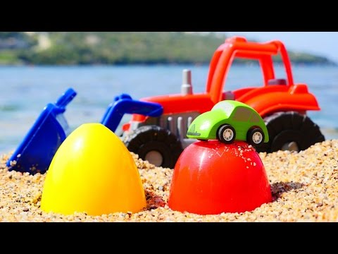 Toy Cars On A Beach 