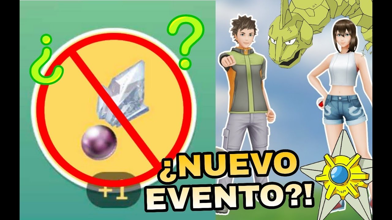 QUE PASO CON LA PIEDRA SINNOH? Y NUEVO EVENTO EN POKEMON GO? ONIX Y STARYU SHINY!!