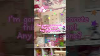 I’m getting new shelves and posters!🐾🎀🍓 #cutecore #subscribe #shorts #roomdecor