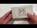 Unboxing of the 3x5 Life Starter Kit