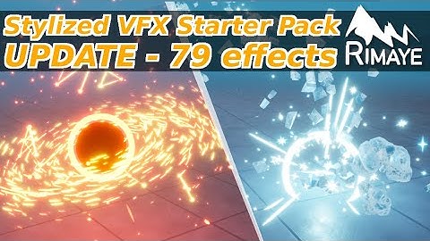 UPDATE  : Stylized VFX Starter Pack - 79 effects - [ UE4 Niagara ]