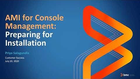 AMI Console Management - Preparing For Installation