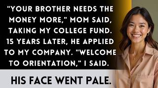 Parents Gave My College Fund To My Brother—So I Built A Fortune He Now Works For