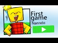 Playing the first roblox game