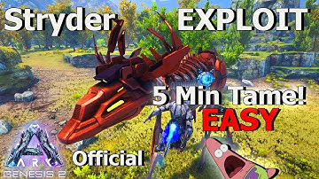 Best Way To Tame a Tek Stryder in ARK