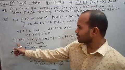 Chapter 1 Sets Class 11 Ex 1.6 Solution ncert cbse