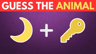 Guess The Animal by Emoji😱 | Animal Emoji Quiz🤔