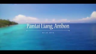 Miniatura de vídeo de "Pantai Liang Ambon captured by Yuneec Typhoon Q500 4K"