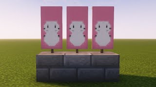 How To Make A Snowman Banner In Minecraft