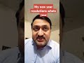 My new year resolutions what are your. Plan for long term focus on short term #mitradepodcast
