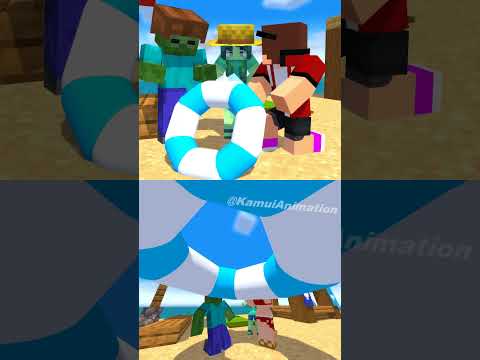 Good deeds of JJ & JJ's Sister 2 - MAIZEN Minecraft Animation #shorts