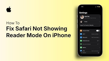How To Fix Safari Not Showing Reader Mode On iPhone