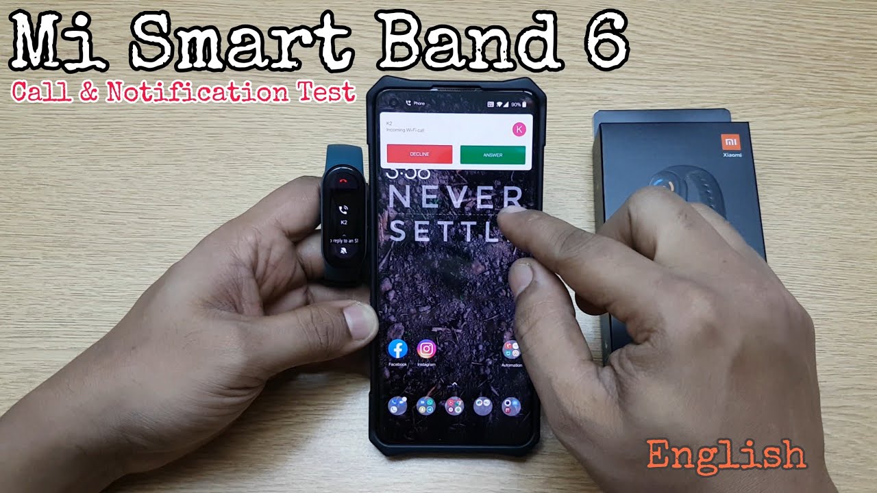 Mi Smart Band 6 - Notification Test