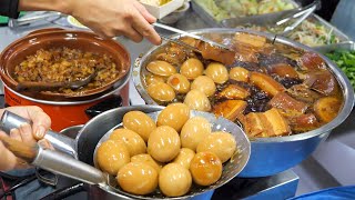 Super delicious! Braised Pork Belly, Braised Pork Rice - Taiwanese Street Food