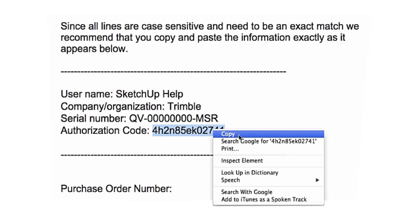 Authorizing Or Removing A License Sketchup Help