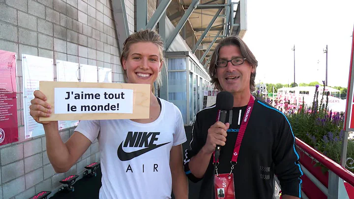 Jean-Ren Dufort donne des conseils  Eugenie Bouchard