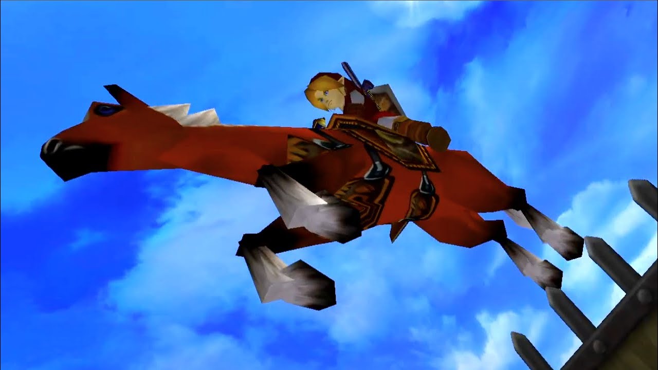 Zelda Ocarina of Time [100 Walkthrough] 8 Epona Race (60 FPS