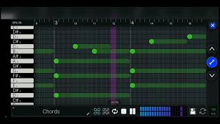 This is a good example of making chords using major key