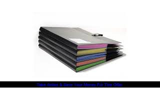 Deal A4 10 Color Waterproof Pp File Folder Doent Bag Pouch Bill Folder Holder Organizer Clip F