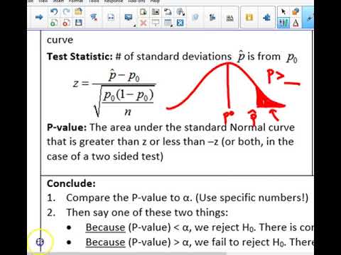 9.2 #1 The 4 Step Process for a Hypothesis Test