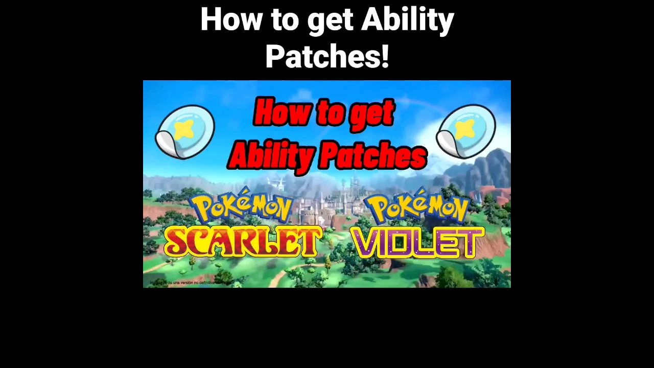 Как получить нашивки способностей в Pokèmon Scarlet и Violet! 
