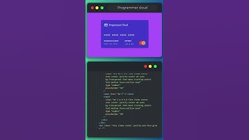 Credit Card UI Design With HTML CSS 💳💻
