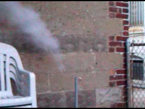igniting rocket engines in an aluminum pipe