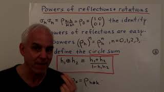 Half-slope and the full group of Euclidean isometries | WildTrig: Intro to Rational Trigonometry