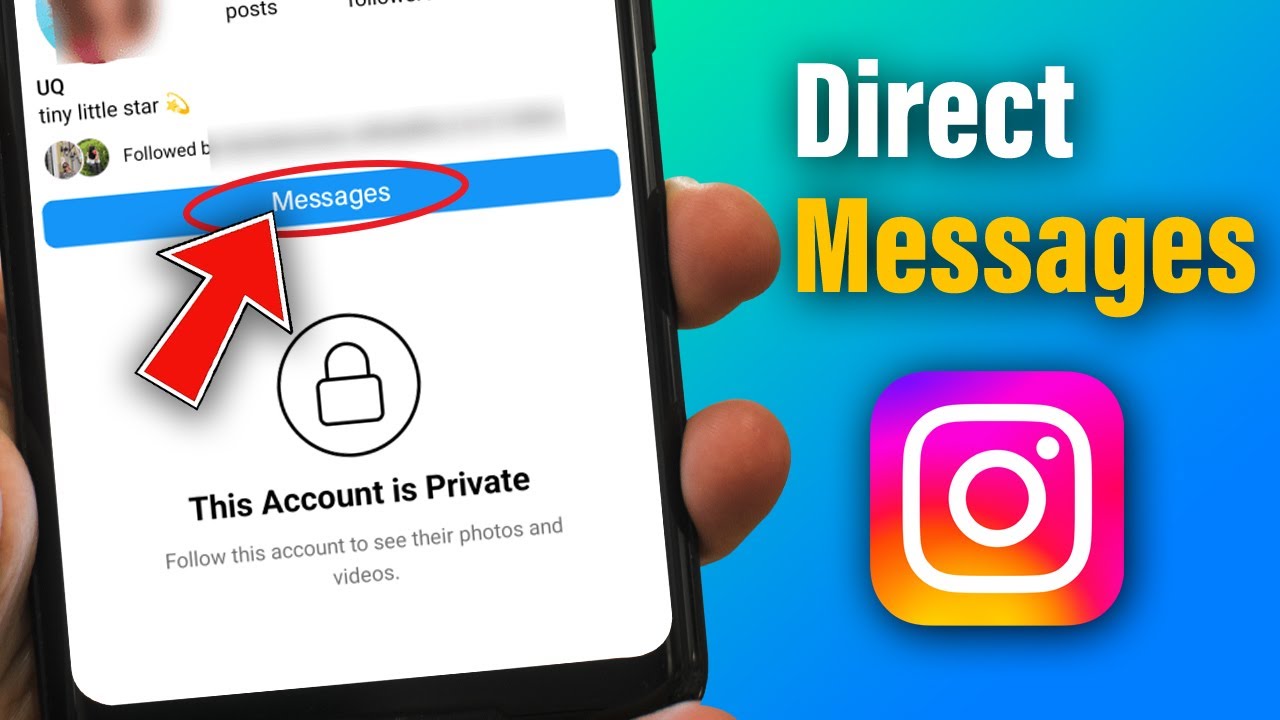How To Send Direct Messages on Instagram Without Following a Private Account