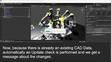 Import CAD STEP files into Unity with Game4Automation Digital Twin Professional