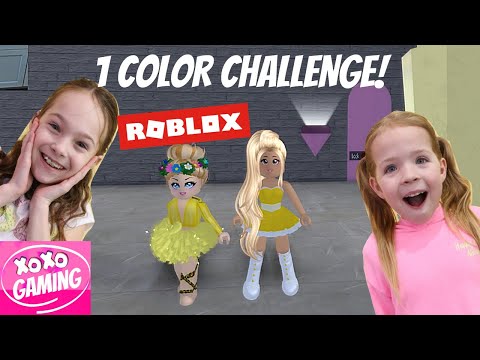 1 Color Challenge (Roblox) | XOXO Gaming