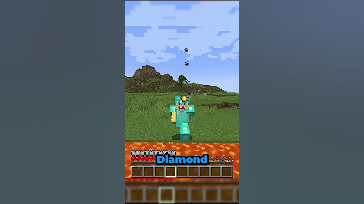 How long can YOU survive in lava in Minecraft?  #minecraft #minecraftshorts  #shorts