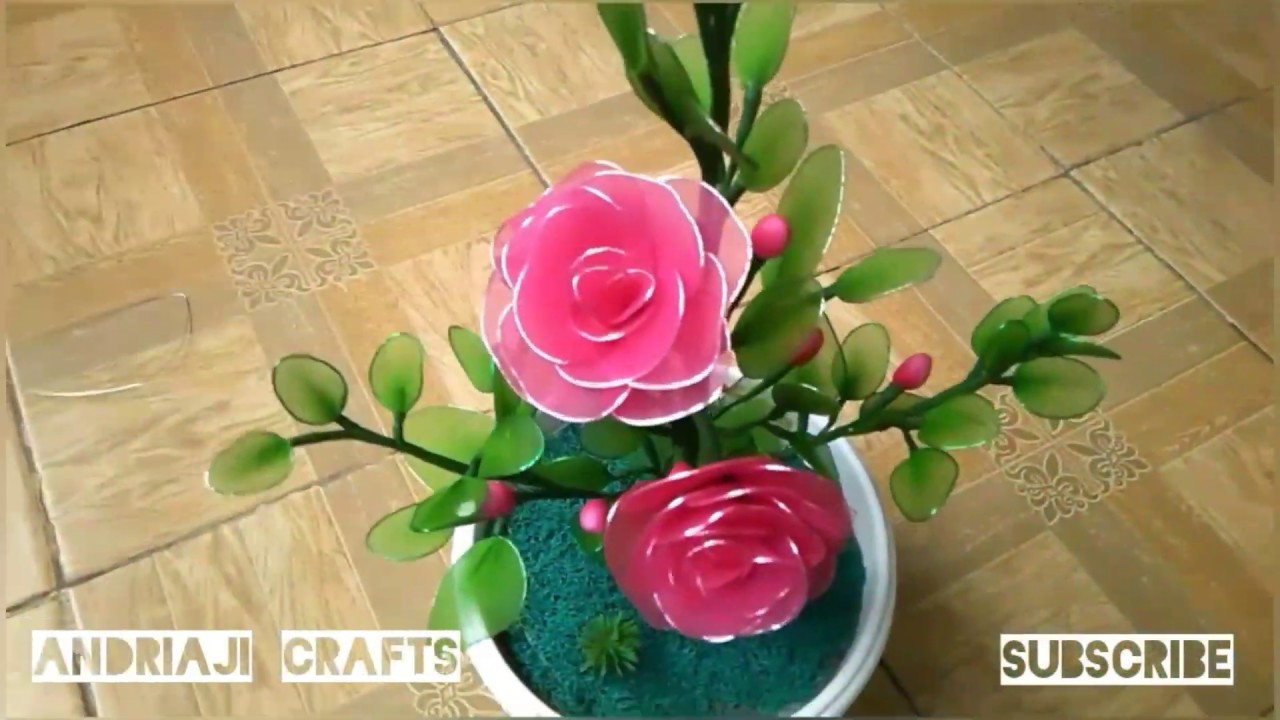 Ide Kreatif Cara membuat Bunga Mawar dari nylon stocking 