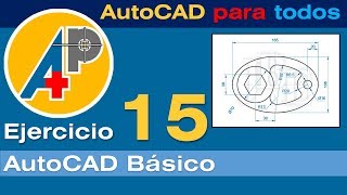 AutoCAD Básico - Ejercicio 15