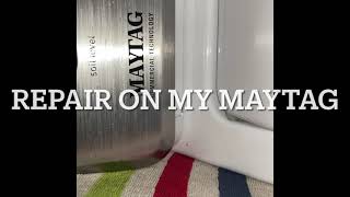 MayTag washing machine does not agitate. Found a repair ￼