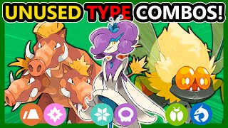 NEW Pokemon with UNUSED Type Combos!