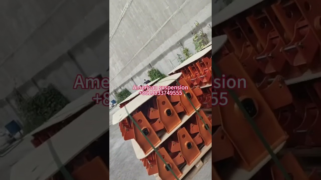 Our factory specially manufacture mechanical suspension parts 