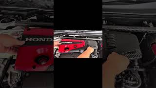 Honda Civic type R FL5 HKS carbon fibre engine cover .