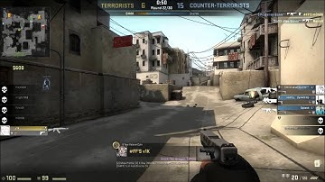 CS:GO Ak-47 Ace (1v3 clutch)
