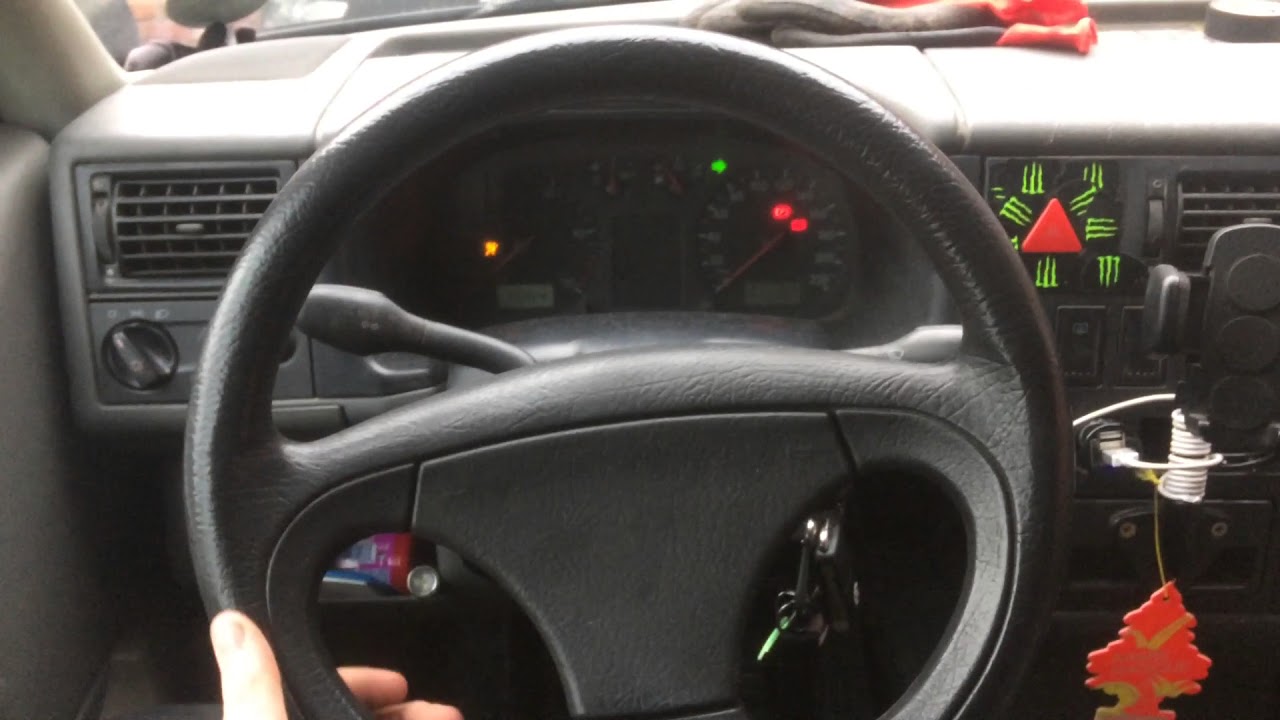 VW MK3 steering wheel fitted in a VW T4 YouTube