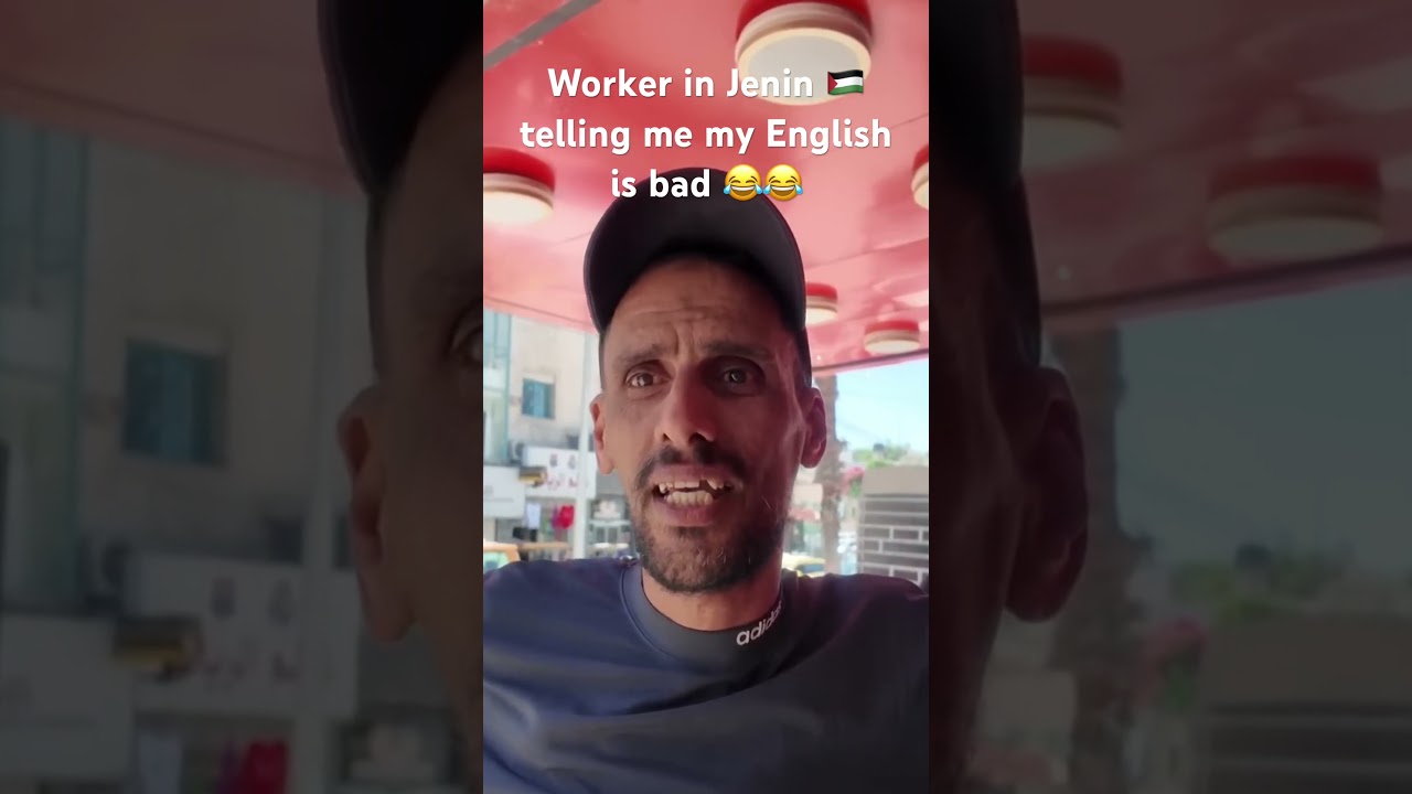 Jenin Palestine 2025 🇵🇸 being told my English is bad 😅#palestine #viral #shorts